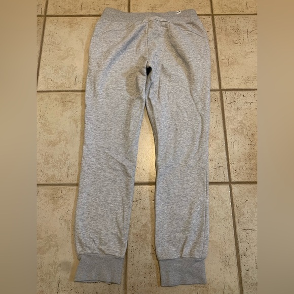 PUMA Grey Joggers Sweatpants - S | Athleisure Lounge Activewear Tapered - Picture 4 of 5